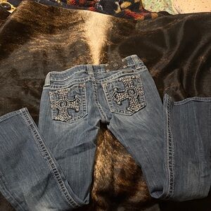 Miss Me Blue Embellished Jeans